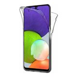 Teknomoda Samsung Galaxy M22 360 Kılıf Şeffaf Ön Arka Korumalı Silikon