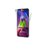 TEKNOMODA Samsung Galaxy M31s Kılıf 360 Şeffaf Ön Arka Korumalı Silikon ile uyumlu