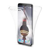 Teknomoda Samsung Galaxy S8 Plus 360 Derece Kılıf Şeffaf Silikon Ön + Arka