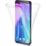 Teknomoda Samsung Galaxy S9 Plus 360 Derece Kılıf Kristal Silikon Ön Arka - Şeffaf
