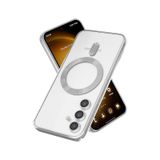 Teknomoda Samsung Galaxy Uyumlu S20 Fe Kılıf Kamera Lens Korumalı Renkli Magsafe Şeffaf Silikon