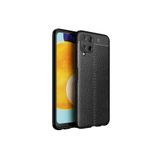 TEKNOMODA Samsung Samsung Galaxy M32 Kılıf Deri Görünümlü Slim Silikon ile uyumlu