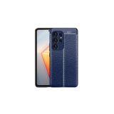 TEKNOMODA Samsung Samsung Galaxy S23 Ultra Kılıf Deri Görünümlü Slim Silikon ile uyumlu