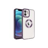 TEKNOMODA Tecno Pova Neo 2 Kılıf Logo Yeri Açık Kamera Lens Korumalı Renkli Kenarlı Şeffaf Silikon ile uyumlu