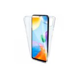 TEKNOMODA Xiaomi Redmi 10c Kılıf Şeffaf 360 Ön Arka Korumalı Silikon ile uyumlu