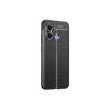 TEKNOMODA Xiaomi Redmi 12C Kılıf Deri Görünümlü Slim Silikon ile uyumlu