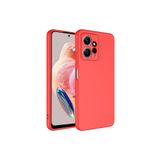 TEKNOMODA Xiaomi Redmi Note 12 4G Kılıf Kamera Korumalı iÇi Süet Dokulu Lansman Tipi Silikon ile uyumlu