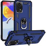 Teknomoda Xiaomi Redmi Note 12 Pro 4g Kılıf Yüzüklü Standli Tank Kapak - Lacivert
