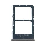 Teknonet Huawei P40 Lite Uyumlu Hafıza Kart + Sim Metali - Siyah -