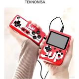 Teknonisa 400 Nostalji Oyunlu Mini Atari Karışık Renk Çift Kol Kırmızı - KIRMIZI