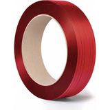 Teknopak 12 mm x 0,70 mm 1750 Metre Kırmızı Polyester Çember Şeridi