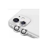 Teknoparkta Iphone 12 Mini Kamera Koruyucu Lens Mercek Metal Çerçeveli 2li Set Gümüş Gri - Silver