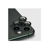 Teknoparkta Iphone 12 Pro Max Kamera Koruyucu Lens Mercek Metal Çerçeveli 3lü Set Siyah Black