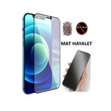Teknoparkta Iphone 14 Plus Mat Hayalet Gizli Privacy Tam Kaplayan Kırılmaz Cam Seramik Nano Ekran Koruyucu
