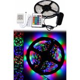 Teknoparkx 5 Metre Rgb Şerit LED Seti-Iç ve Dış Mekan Silikonlu-Tak Çalıştır (4887) - Çok Renkli