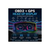 teknoparkx Ally P4 OBD2 + GPS Head Up Display HUD Dijital Hız Göstergesi-(5775)