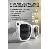 Teknoparkx Beyaz Aı Akıllı Gözlük No 11 Kameralı Bluetooth Bluetooth Müzik Telefon Görüşmesi ve Hızl - Renkli