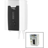 Teknoparkx Jumbo Premium Beyaz Su Isıtıcı Elektrikli Şofben Duş Başlık 7 Emniyet Termostat 3 Kademeli 8