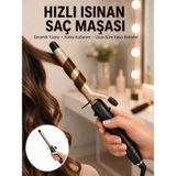 Teknoparkx Profesyonel 25 mm Saç Maşası Kalın Bukle Etkili Yeni Nesil - Renkli