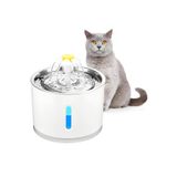 TEKNOPET Kedi Köpek Su Pınarı, Çelik Başlıklı, Otomatik Su Sebili, Otomatik Su Şelalesi,otomatik Su Kabı
