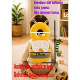 Teknor Bebek Kafa Koruma Yastığı Arı Model 20X30 Ebat Sarı-Gri