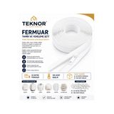 Teknor Beyaz Fermuar 50 Metre 100 Adet Başlık T5