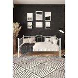 Teknor Kamelya Sedir Metal Karyola Beyaz - 90 x 190 cm
