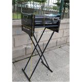 Teknor Katlanır Piknik Mangal 6 Şiş Hediyeli Uzun Ayaklı 79 cm 26,5 cm 30 cm Paslanmaz Malzeme