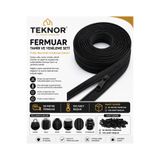 Teknor Siyah Fermuar 50 Metre 100 Adet Başlık T5