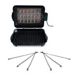 Teknor Tel Rezistanslı Elektrikli Telli Izgara Mangal Barbekü Standart Boy + 6 Adet Şiş
