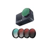 Teknoroket Osmo Action 6 Uyumlu 4'lü Lens Filtre Seti (DJI OSMO ACTION 6) , (CPL + ND8 + ND16 + ND32)
