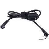 Teknosanay Standart Asus Toshiba 5.5 mm x 2.5 mm Adaptör Dc Kablo (L Kafa) 5,5*2,5 - Siyah
