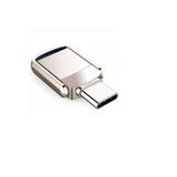 teknosepetim 64gb Type-c Usb Flash Bellek Mini 3.1 Usb Bellek Metal Dual Otg 64 Gb Type-c İphone 15 pro Max s24 ultra OTG
