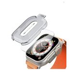 teknosepetim Aparatlı Apple Watch Ultra 49 MM Cam Ekran Koruyucu Otomatik Kolay Uygulama Aparatlı Hizalamalı Tam Kaplayan 49MM EKRAN KORUYUCU Apple WATCH ULTRA 2