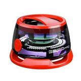 Teknosepetim G300 Bluetooth 5.3 Hoparlör Mini Taşınabilir Manyetik PC RGB Hoparlör Için Çok Fonksiyonlu 3D oda sesi ve RGB aydınlatma iPhone, Android, TWS (KIRMIZI)