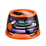 Teknosepetim G300 Bluetooth 5.3 Hoparlör Mini Taşınabilir Manyetik PC RGB Hoparlör Için Çok Fonksiyonlu 3D oda sesi ve RGB aydınlatma iPhone, Android, TWS (Turuncu)