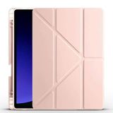 Teknosepetim Honor Pad X9 11.5' Kılıf Kalem Bölmeli Standlı Kılıf 4 Farklı Stand Yumuşak Silikon Kılıf Darbeye Dayanıklı (PEMBE)
