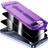 teknosepetim iPhone 15 Pro Max Hayalet Cam Ekran Koruyucu Tam Kaplayan Otomatik Hizalamalı Cam