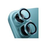 Teknosepetim Iphone 16 / Iphone 16 Plus Kamera Lensi Hd Görüntü En Net Görüntü Bozmayan Kamera Lensi Çizilmez ile uyumlu, Deniz Mavisi