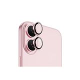 Teknosepetim Iphone 16 / Iphone 16 Plus Kamera Lensi Hd Görüntü En Net Görüntü Bozmayan Kamera Lensi Çizilmez ile uyumlu, Pembe