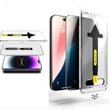 teknosepetim iPhone 16 Pro Max Aparatlı Ekran Koruyucu Otomatik Kurulumlu Toz Engelleyici Baloncuk Bırakmaz iphone 16 pro max Premium Ekran Koruyucu jelatin Değil Camdır En Net Görüntü