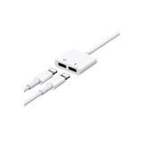 teknosepetim Iphone Kulaklık Ve Şarj Çoğaltıcı Ikili Dönüştürücü A+ Kalite Lightning To Ligtning Ses Şarj Çoklama