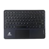 teknosepetim Şarj Edilebilir Bluetooth Klavye TouchPad Özellikli İnce Ergonomik Klavye Tüm Tablet Ve Bilgisayar İçin Uygun Klavye 150 saat Süreli Klavye (siyah)