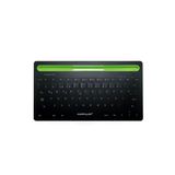 Teknosepetim V4 Tablet Telefon Standlı Bluetooth Mac/Win/Android/Ios Uyumlu Kablosuz Klavye Siyah