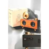 Teknoşık Bluetooth Hoparlör Ahşap Klasik Retro Gramofon Bluetooth Müzik Kutusu - Çok Renkli