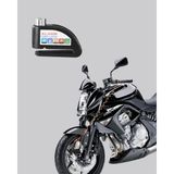 Teknoşık Titreşim Sensörlü Alarmlı Motosiklet Disk Kilidi 14MM Çelik Çift Kilitleme