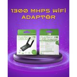 Teknoşık Yüksek Hızlı 1200 Mbps Çift Bant USB Wifi Adaptör – Güçlü Sinyal, Geniş Uyumluluk - Çok Renkli