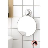 Teknotel Delme Vida Matkap Yok! Vakumlu, Yapışkanlı Banyo Aynası Krom DM230