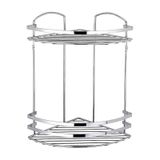 Teknotel LM008 2 Katlı Lamalı Banyo Köşe Rafı