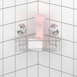 Teknotel Tek Katlı Vakumlu Banyo Duş Rafı Krom Dm251 Krom